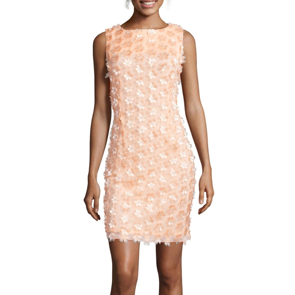 Studio 1 Sleeveless Petal Sheath Dress Size 12